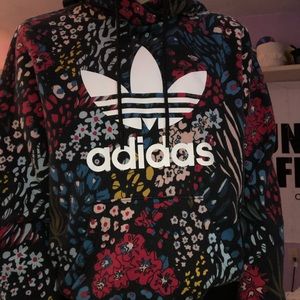 Adidas patterned hoodie!